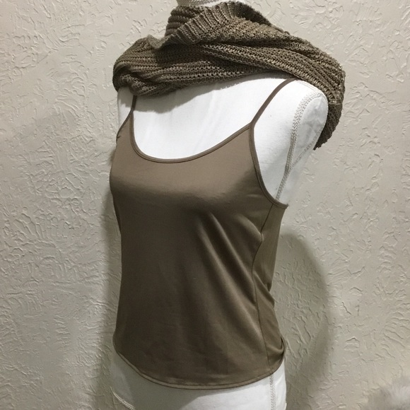 Lauren by Ralph Lauren brown crocheted top size XS - Picture 6 of 7